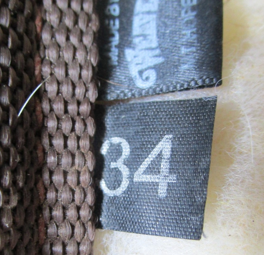 34" WEAVER WIDE BROWN FLEECE WESTERN CINCH