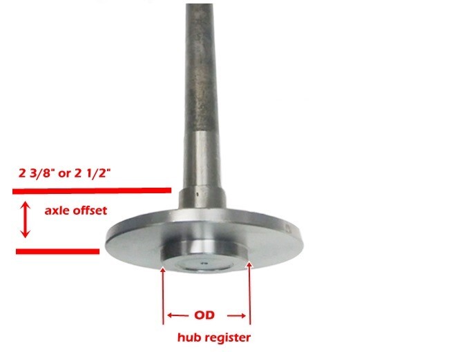 Pair of 9 inch Ford 35 spline Cut to Length axles 29.5" long BARE