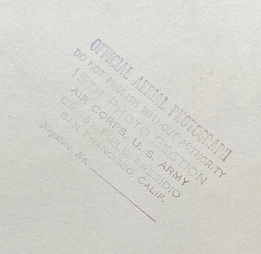 RARE! USS SHENANDOAH FLIES OVER SAN FRANCISCO BAY OCT. 13-14,1924 OFFICIAL PHOTO