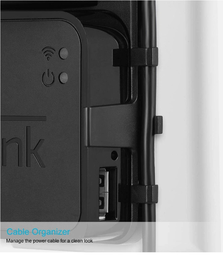 2X Outlet Wall Mount Fit For Blink Sync Module 2, Simple Mounting Bracket Holder