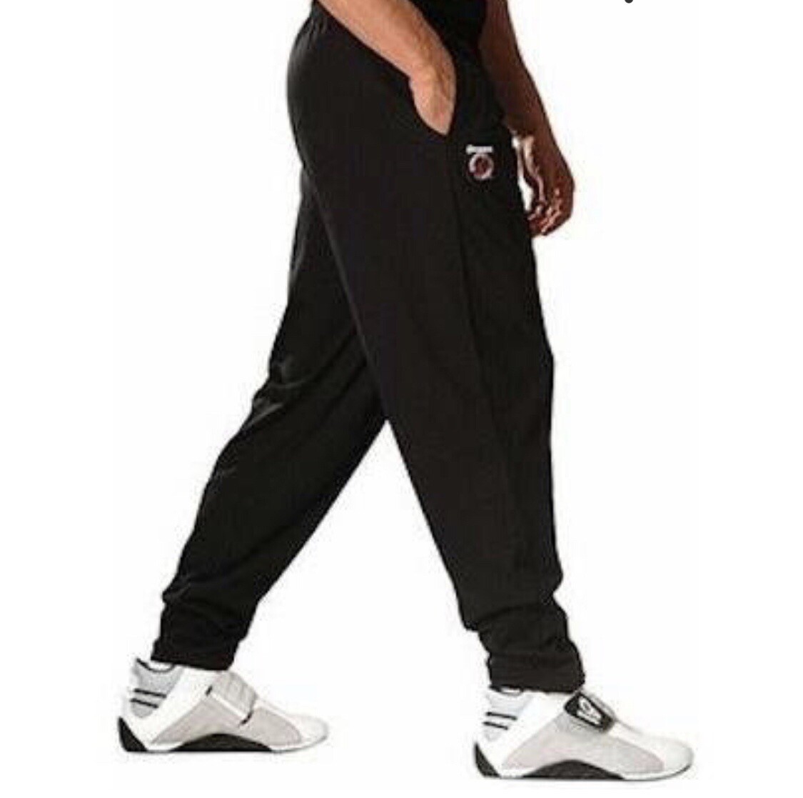 OTOMIX Gym Bodybuilding Workout pants SOLID BLACK Baggy Oldschool FREE SHIPPING
