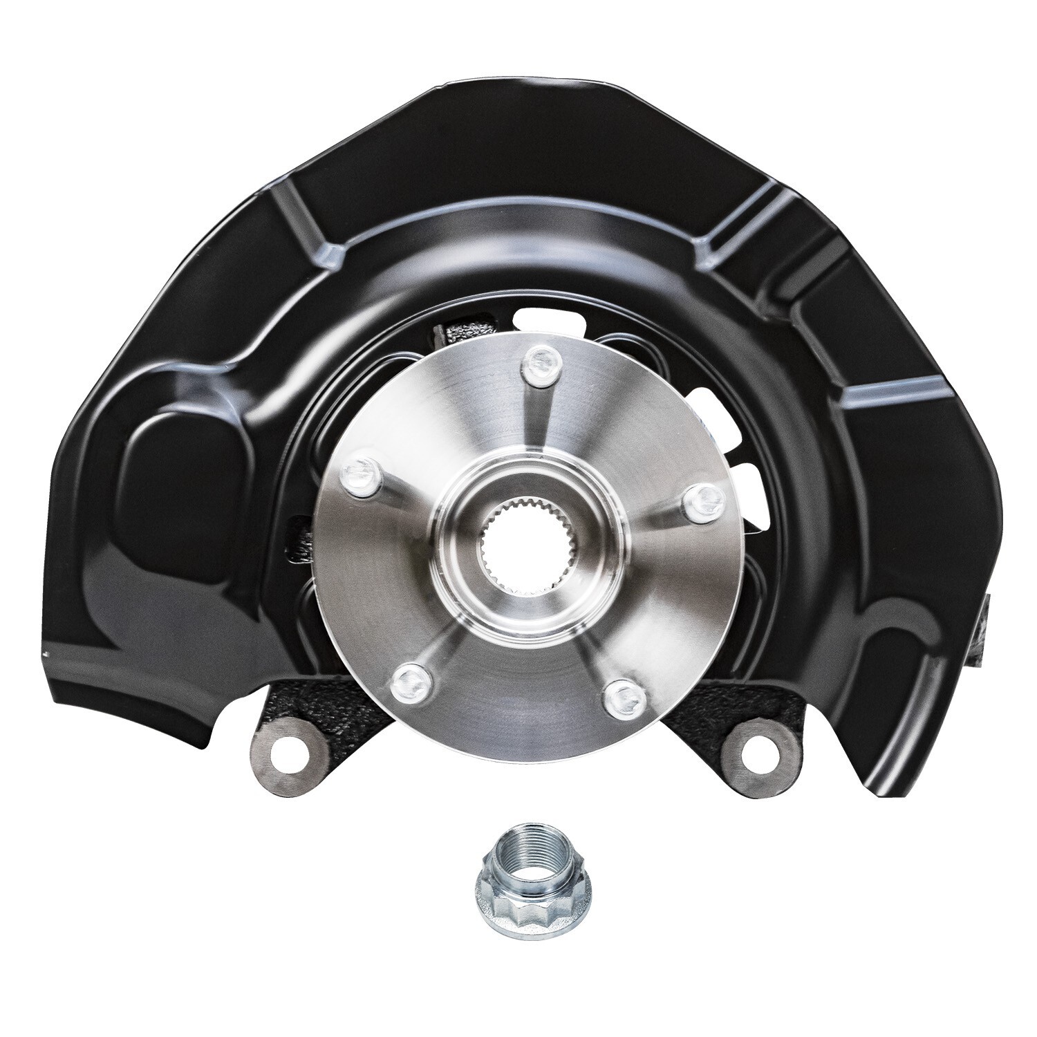 Pair Front Steering Knuckle & Wheel Hub Bearing for 2005 2006-2011 Toyota Avalon