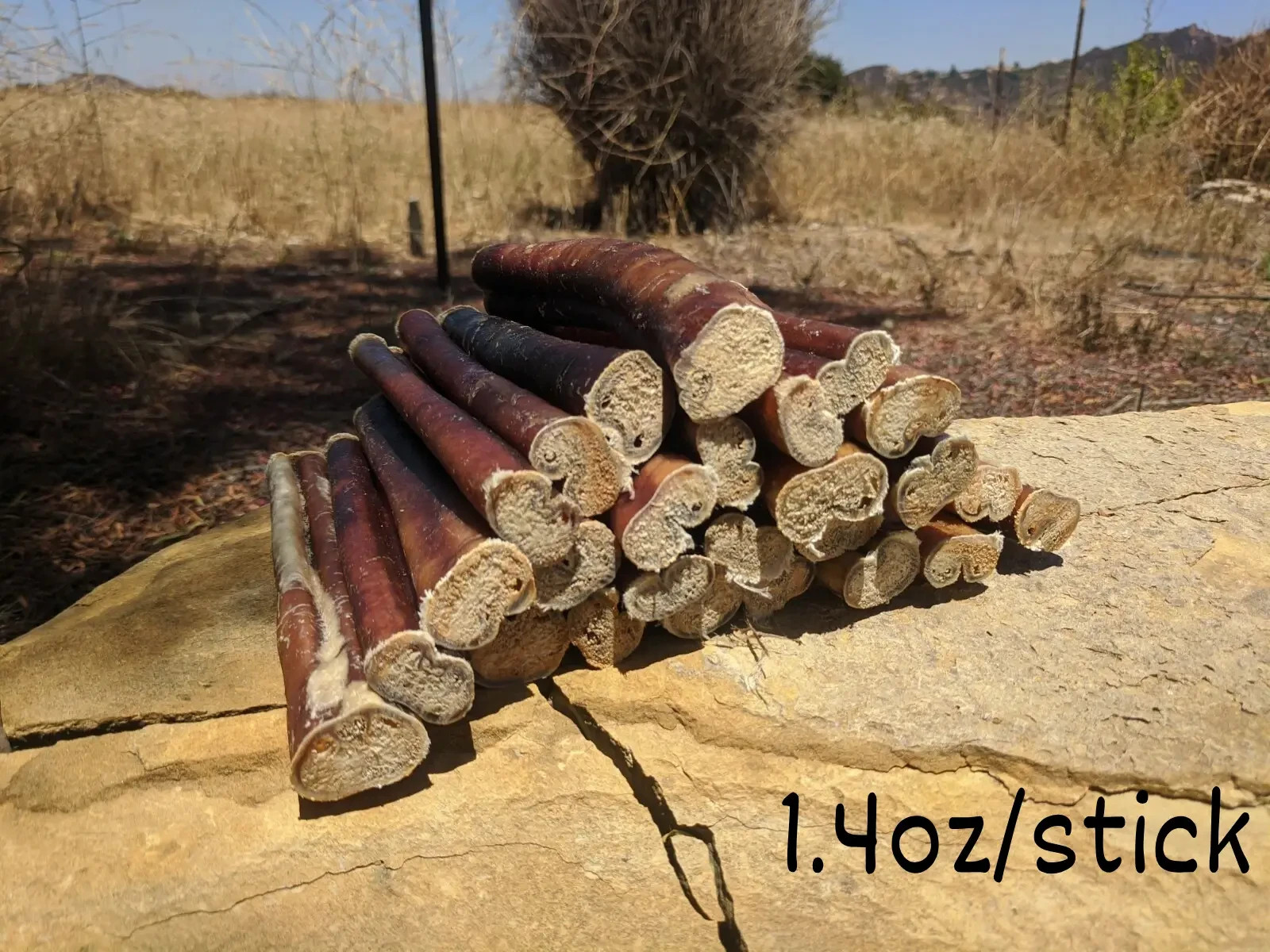 6" inch Black Angus JUMBO THICK BULLY STICKS natural dog chews treats USA SOURCE