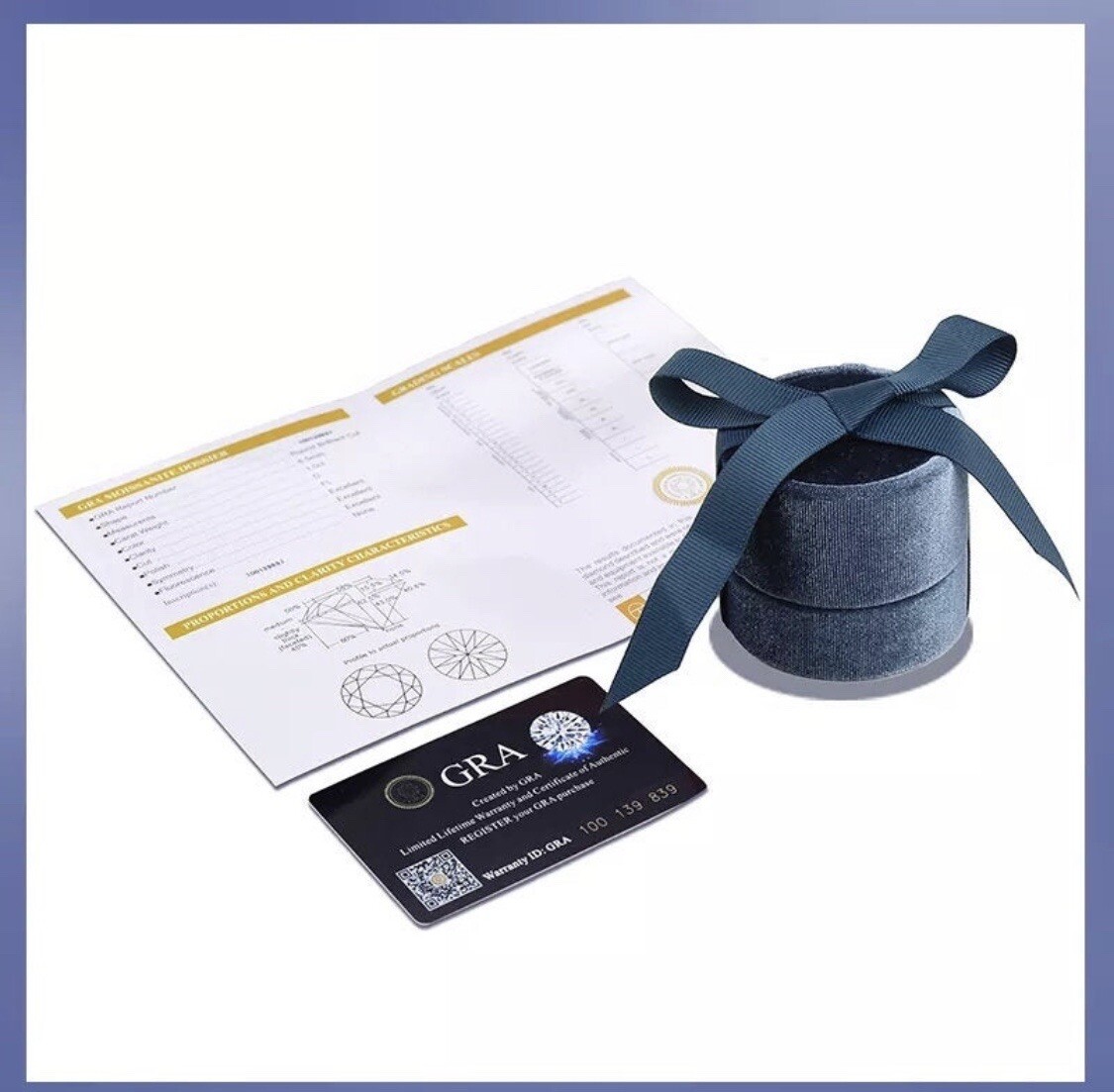 4 Ct Round Cut VVS1/D GRA Certified Moissanite Stud Earrings 14k White Gold 8mm