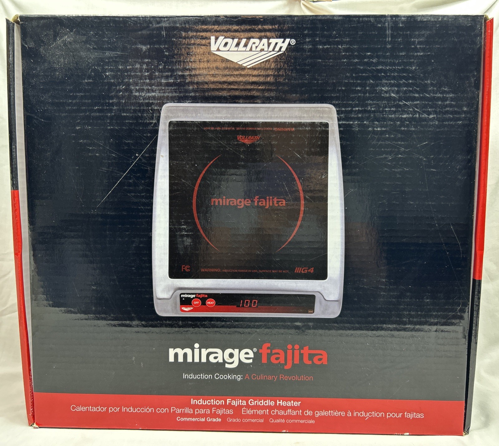 Vollrath Mirage Fajita 59510F Commercial Grade Induction Griddle Heater 1440W