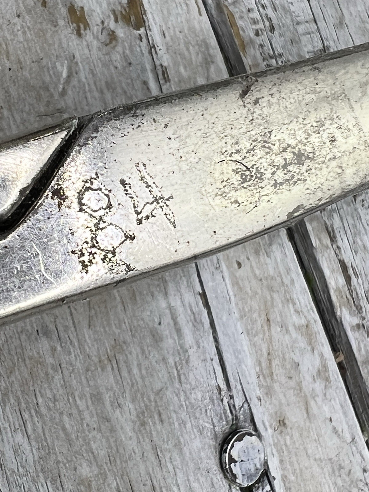 AS-IS Rusty Obstetrical Forceps Medical Birth Birthing Device Oddity Oddities