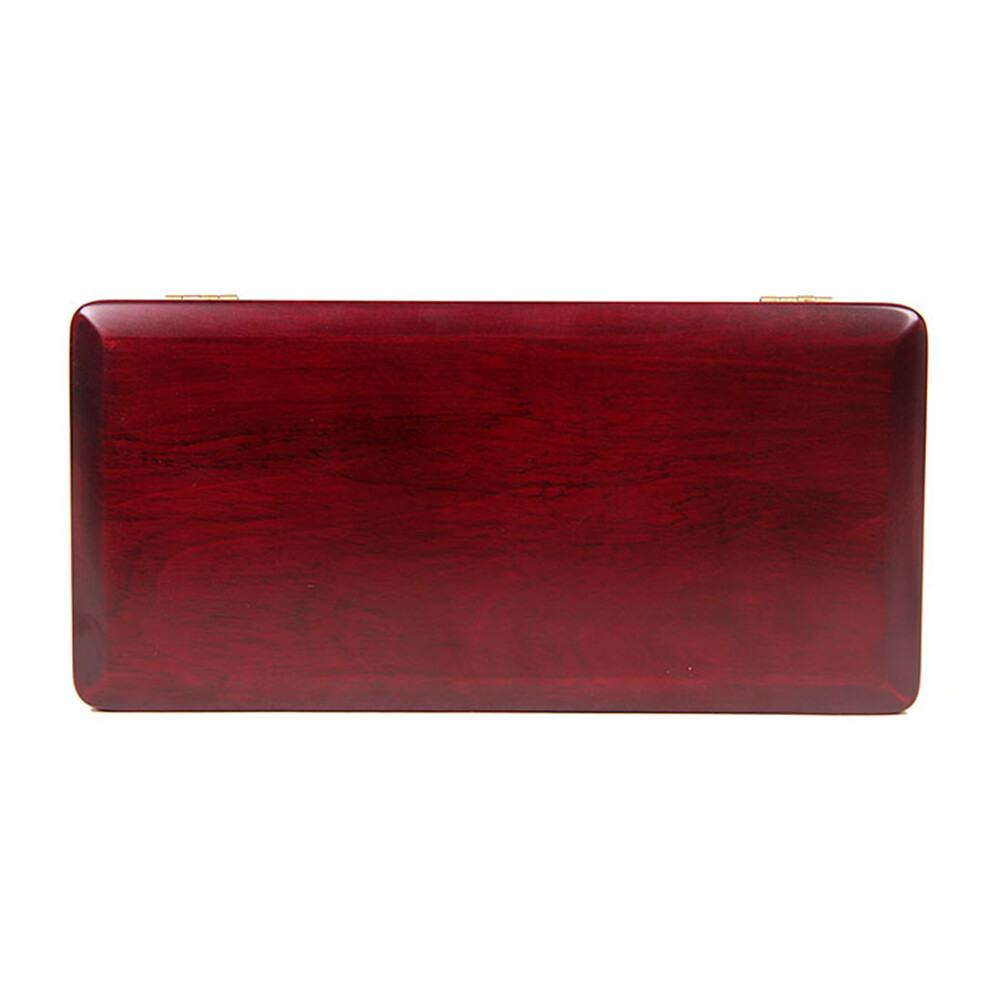 Maroon Wooden Oboe Reed Case with Smooth Surface for 20pcs Oboe Reeds(CASE ONLY)
