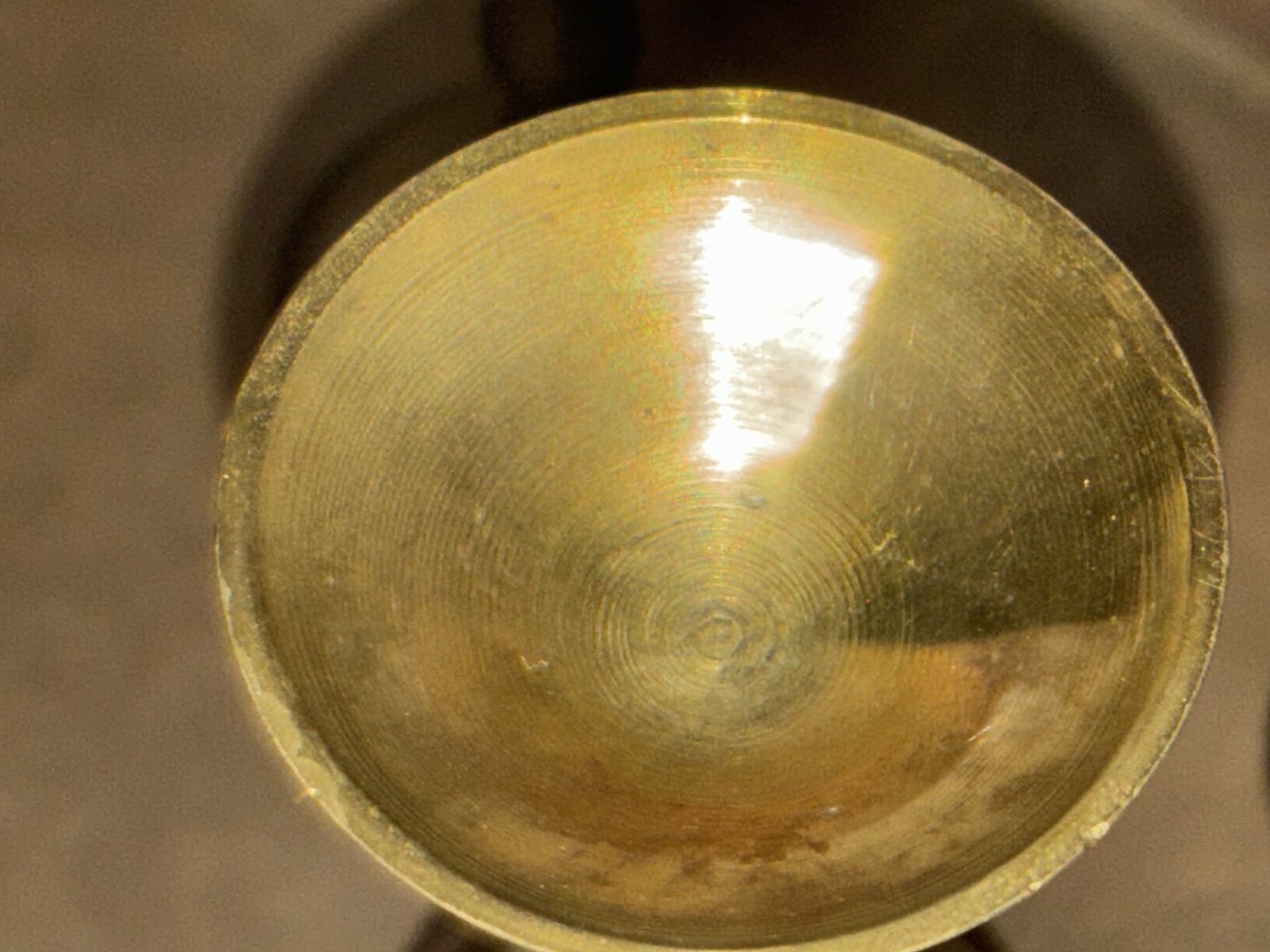 Vintage Brass Cordial Goblets Set of 6 with Hammered Tray Made in India