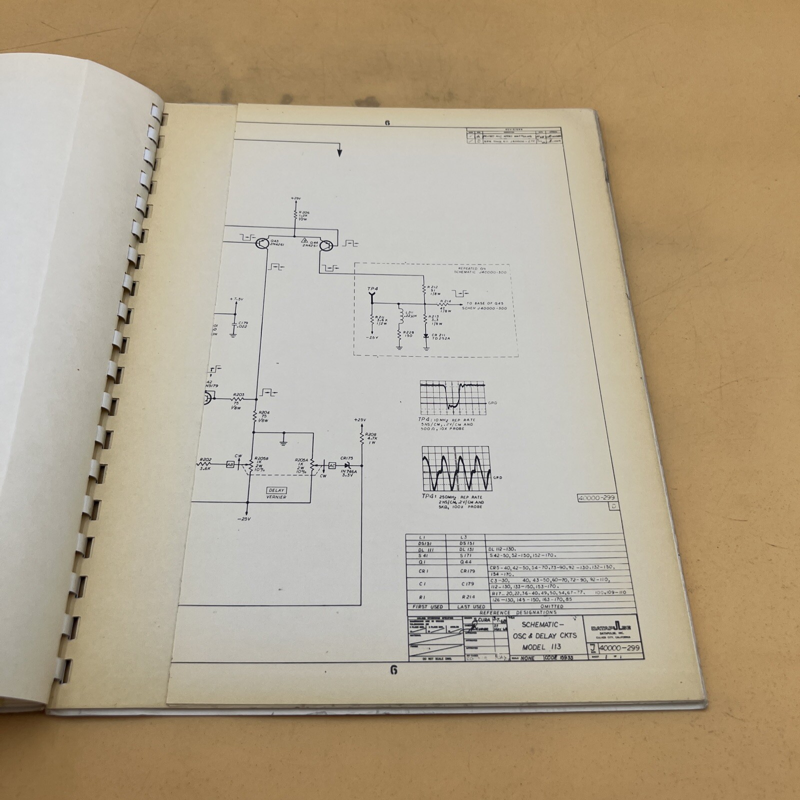 Datapulse Model 113 Pulse Generator Operation and Maintenance Manual Preliminary