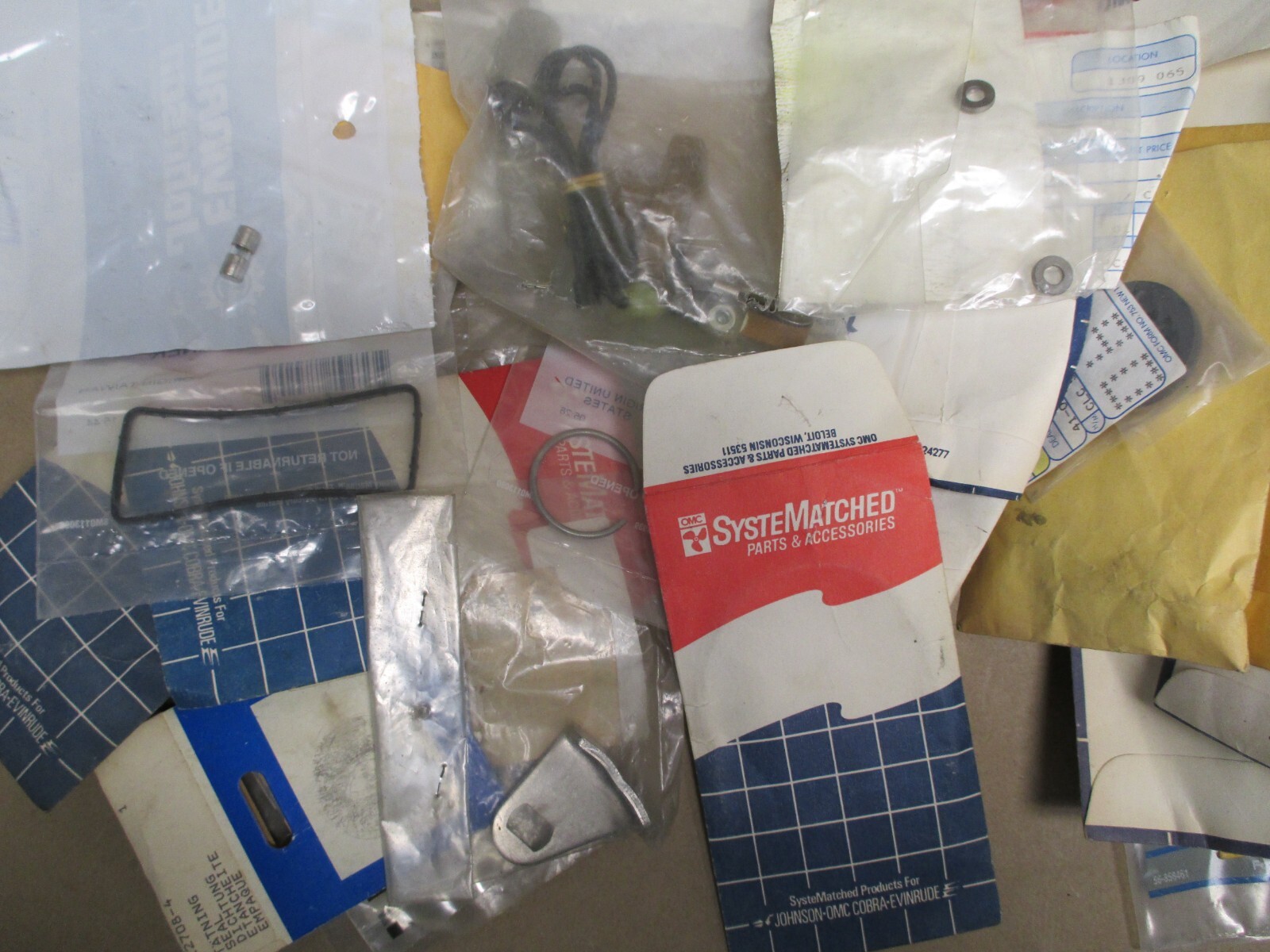 MOSTLY NEW OEM MERCURY AND OTHER ASSORTED PARTS