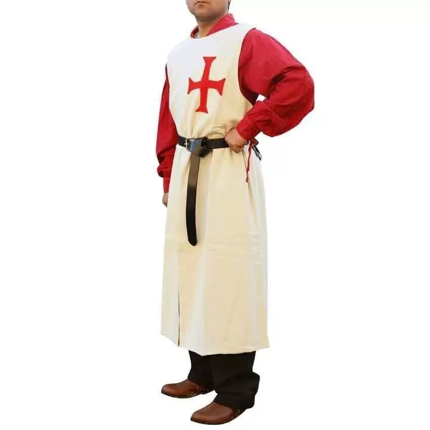 Medieval Templar Cloak & Tunic Crusader Knights Clothing Renaissance Costume SCA