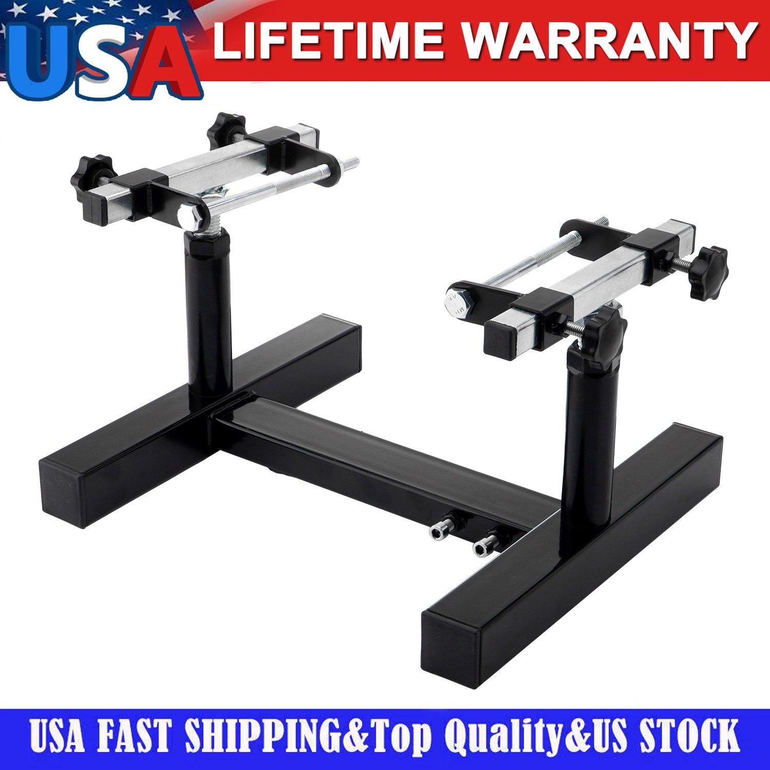 Adjustable Motorcycle Engine Stand 50-500cc Dirt Bike Motocross Repair Rebuild