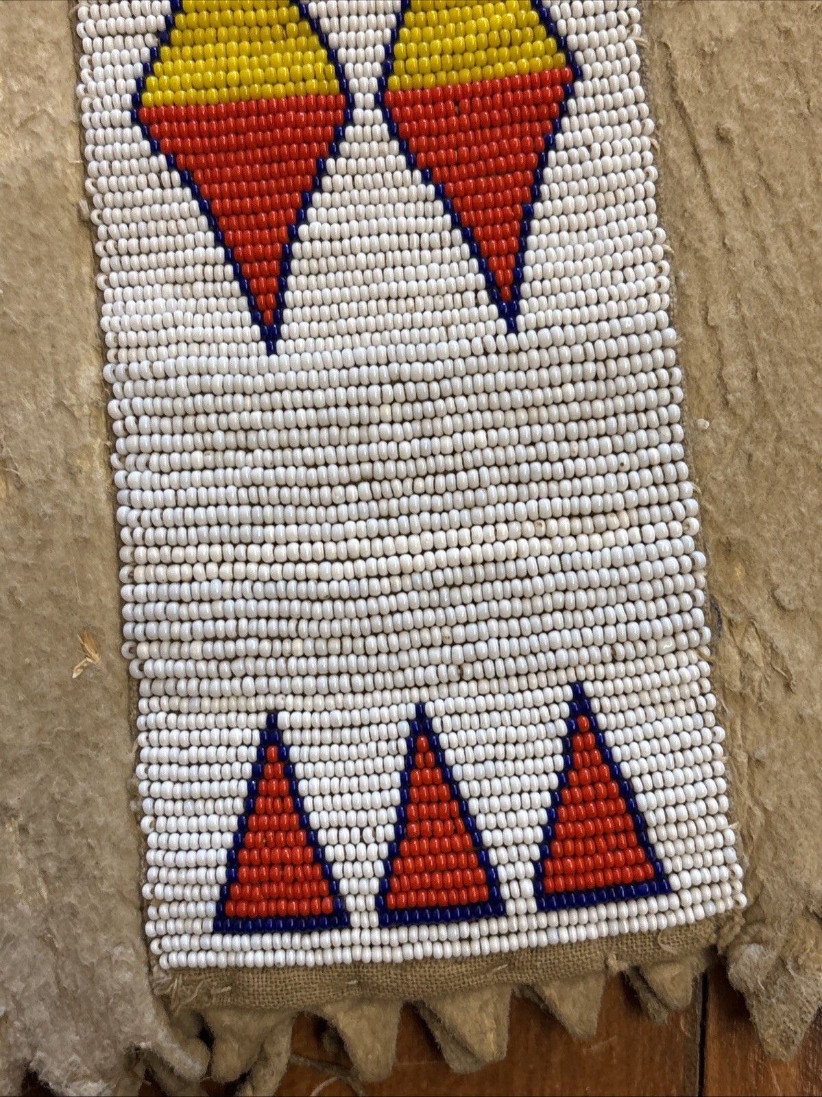 Antique Native American Beaded Plains Leggings 1910s Beaded Leggings