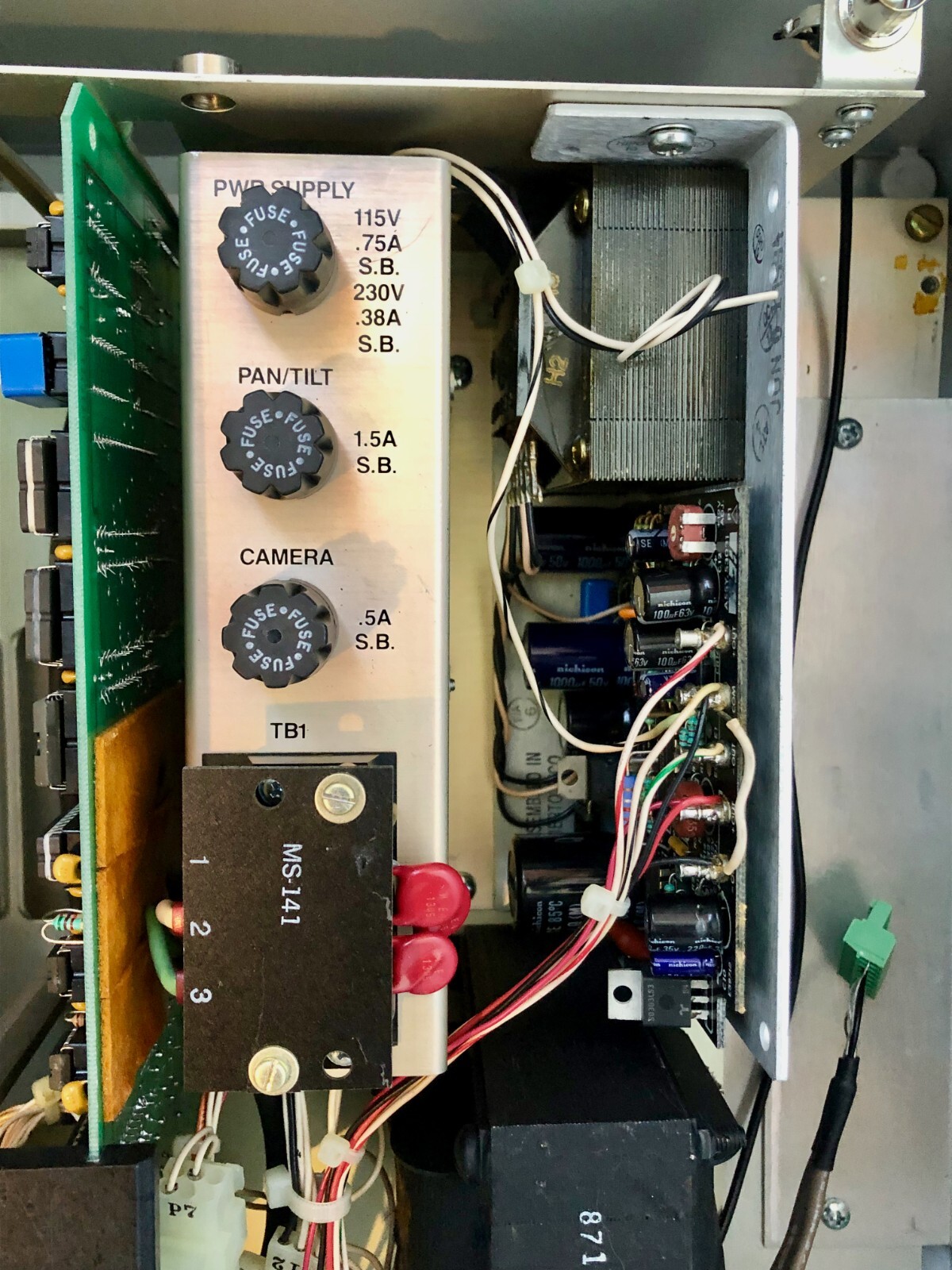 Cohu Microprocessor Camera Control Receiver Hoffman Enclosure MPC-D-146