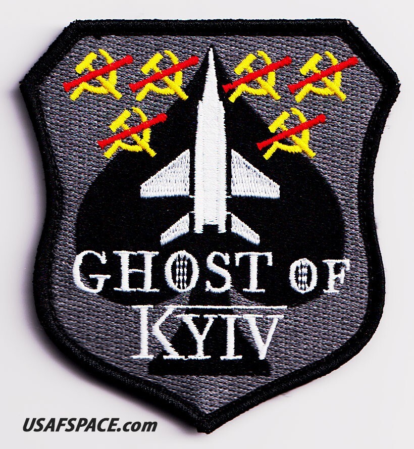 USAF 380th AIR EXPEDITIONARY WING–GHOST of KYIV-Al Dhafra AB- ORIGINAL VEL PATCH