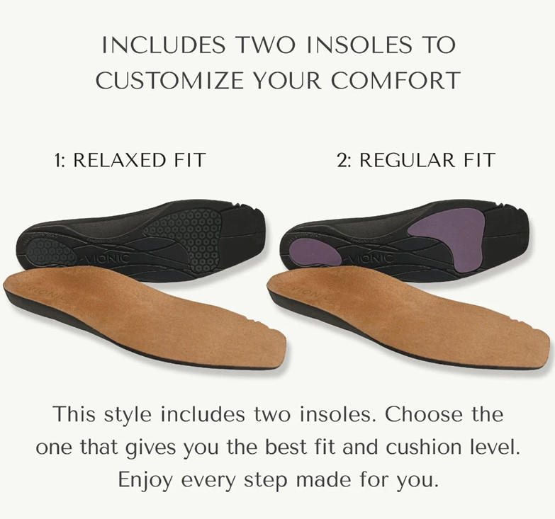 Vionic Alameda Black Mary Jane Flat Slip-on Shoe Women's sizes 5-11/NEW!!!