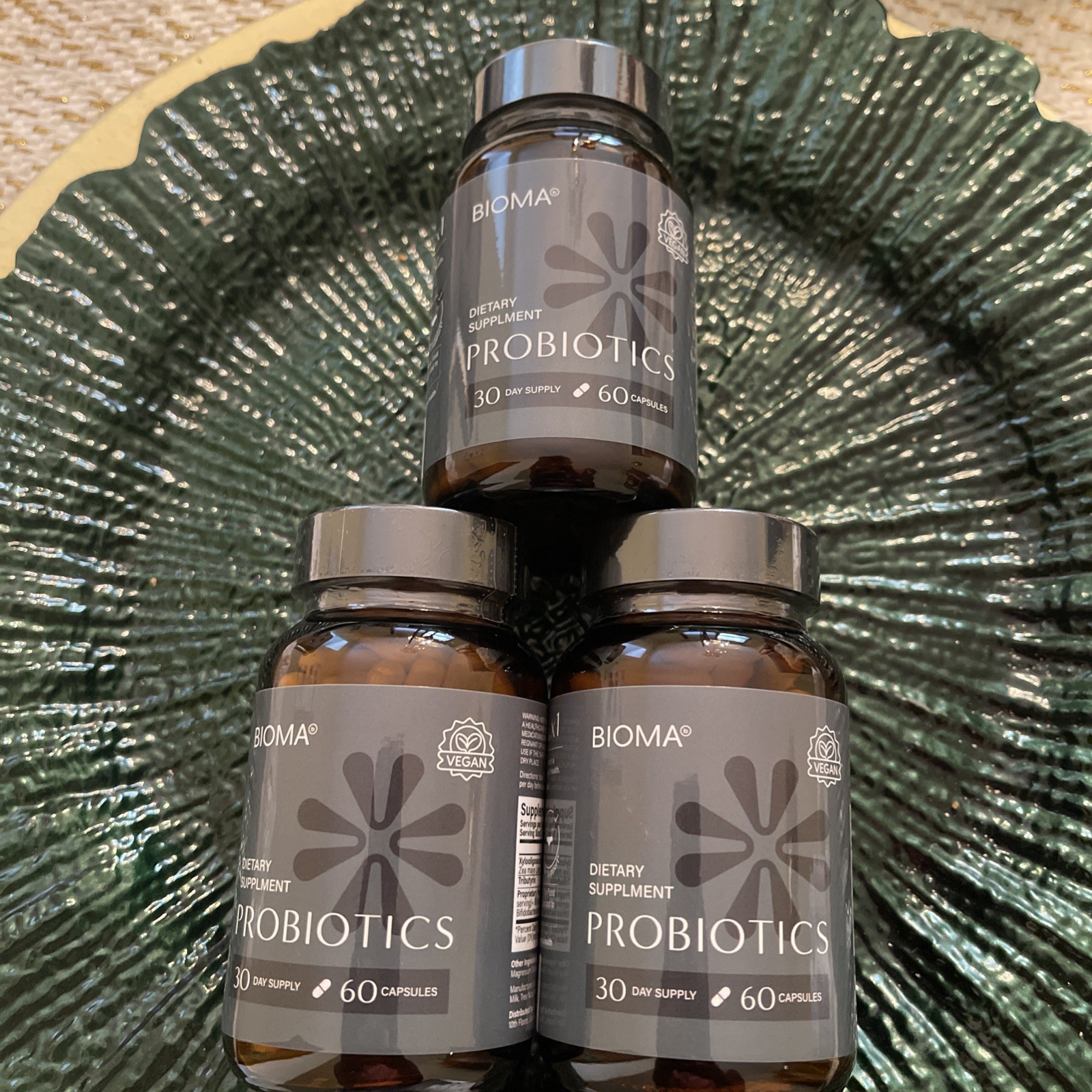 3 Pack BIOMA Probiotics Digestive Health Gut Support for Men & Women 60 Capsules