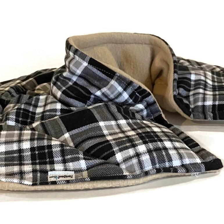 Shoulder Neck Rice Bag, Microwave Heating Pad Cold Heat Pack, Flax Wrap Healing