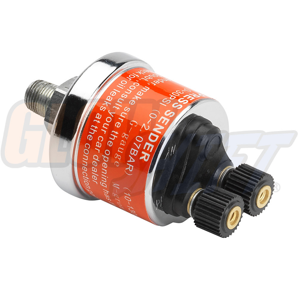 GlowShift Replacement Pressure 2 Post Sensor Sender for 30 Fuel Pressure Gauges