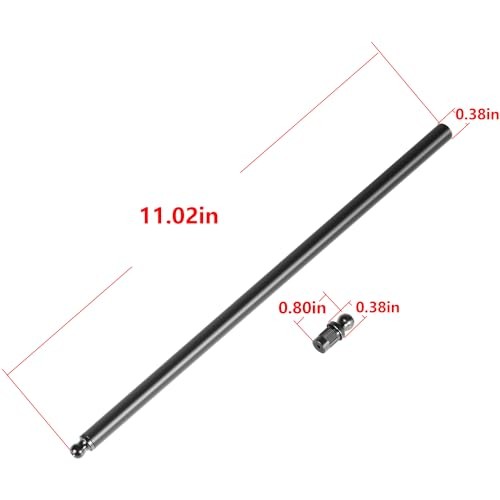 4130 Hi-Performance Chromoly Push Rods Fit for Air-cooled Vw Engines, Length