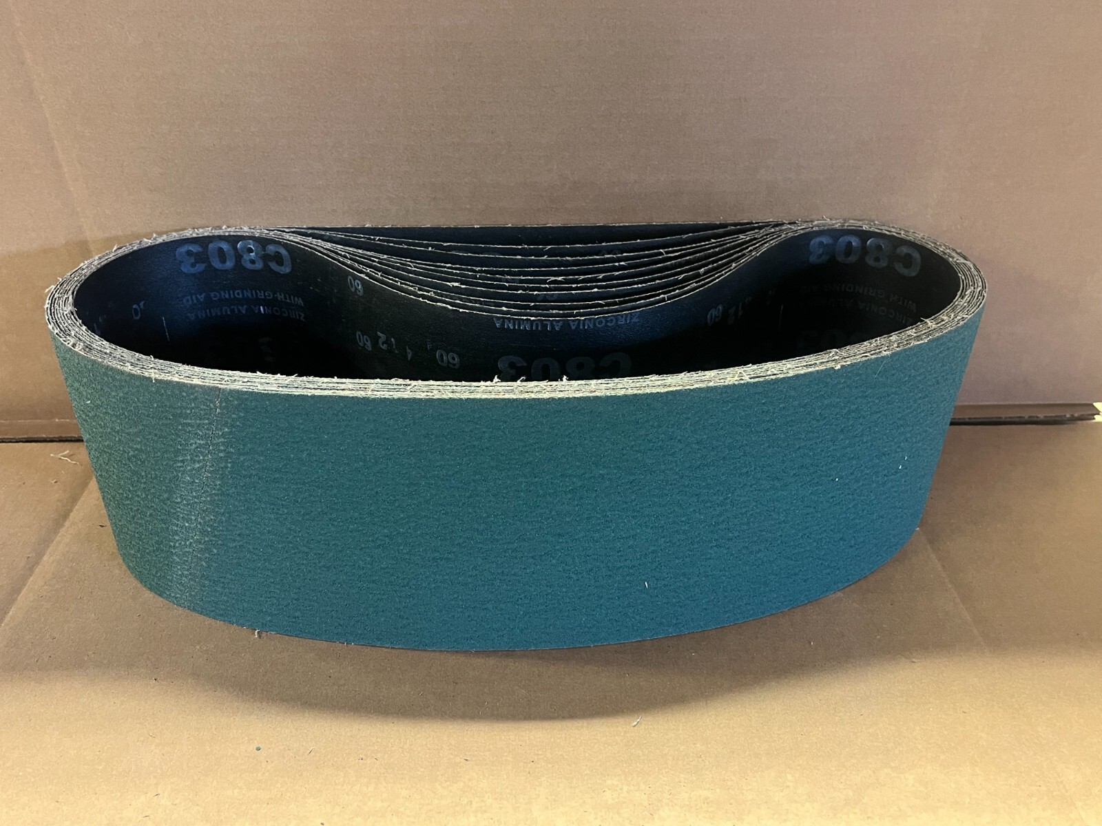 6"X48" PREMIUM ZIRCONIA SANDING BELTS W/ GRINDING AID, 5 PACK! CHOOSE YOUR GRIT