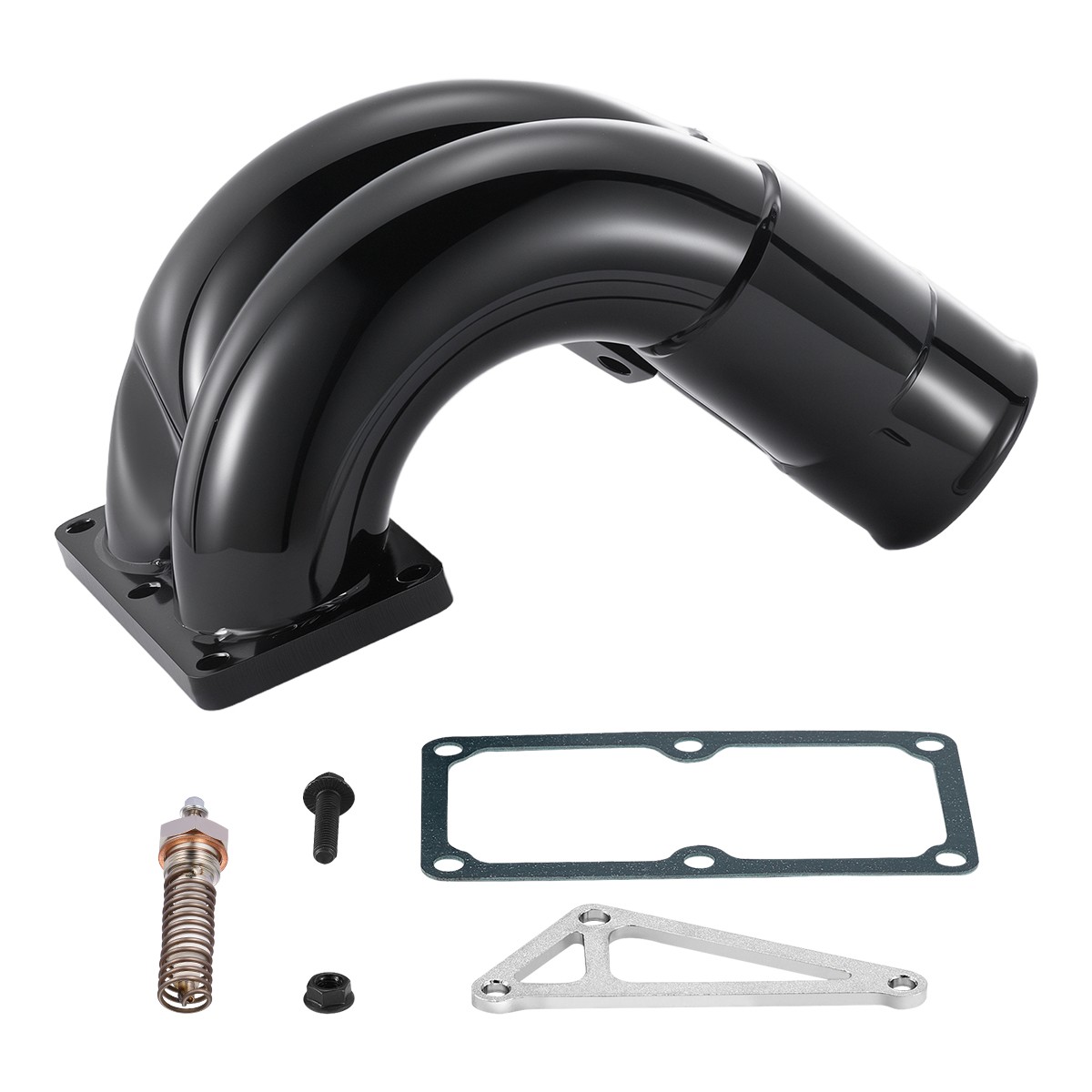 3.5" Intake Manifold Elbow For 07-24 Dodge Ram 2500 6.7L w/Heating Element Black