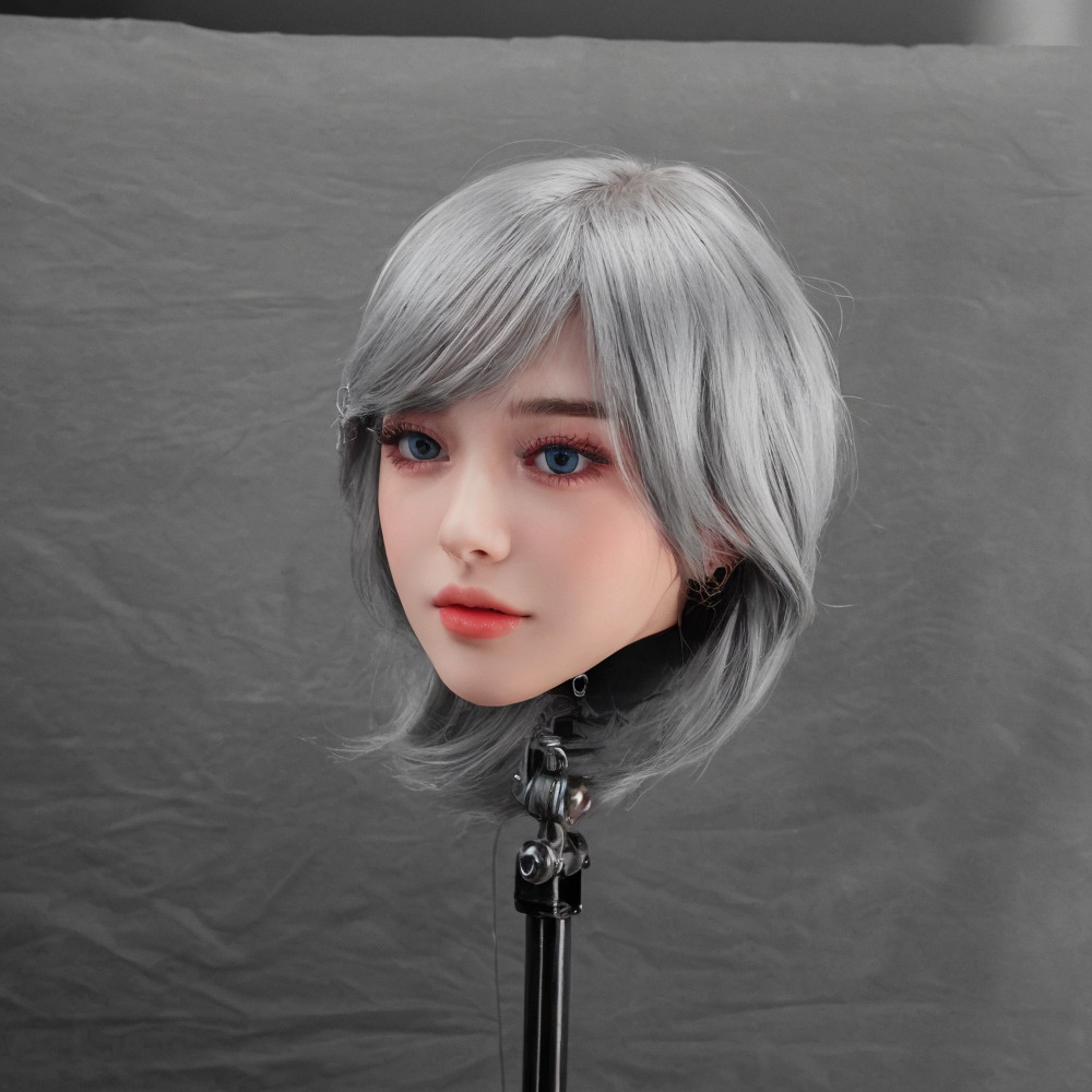 Limited edition female head model,TPE material, soft texture,Mannequin Head,Repl