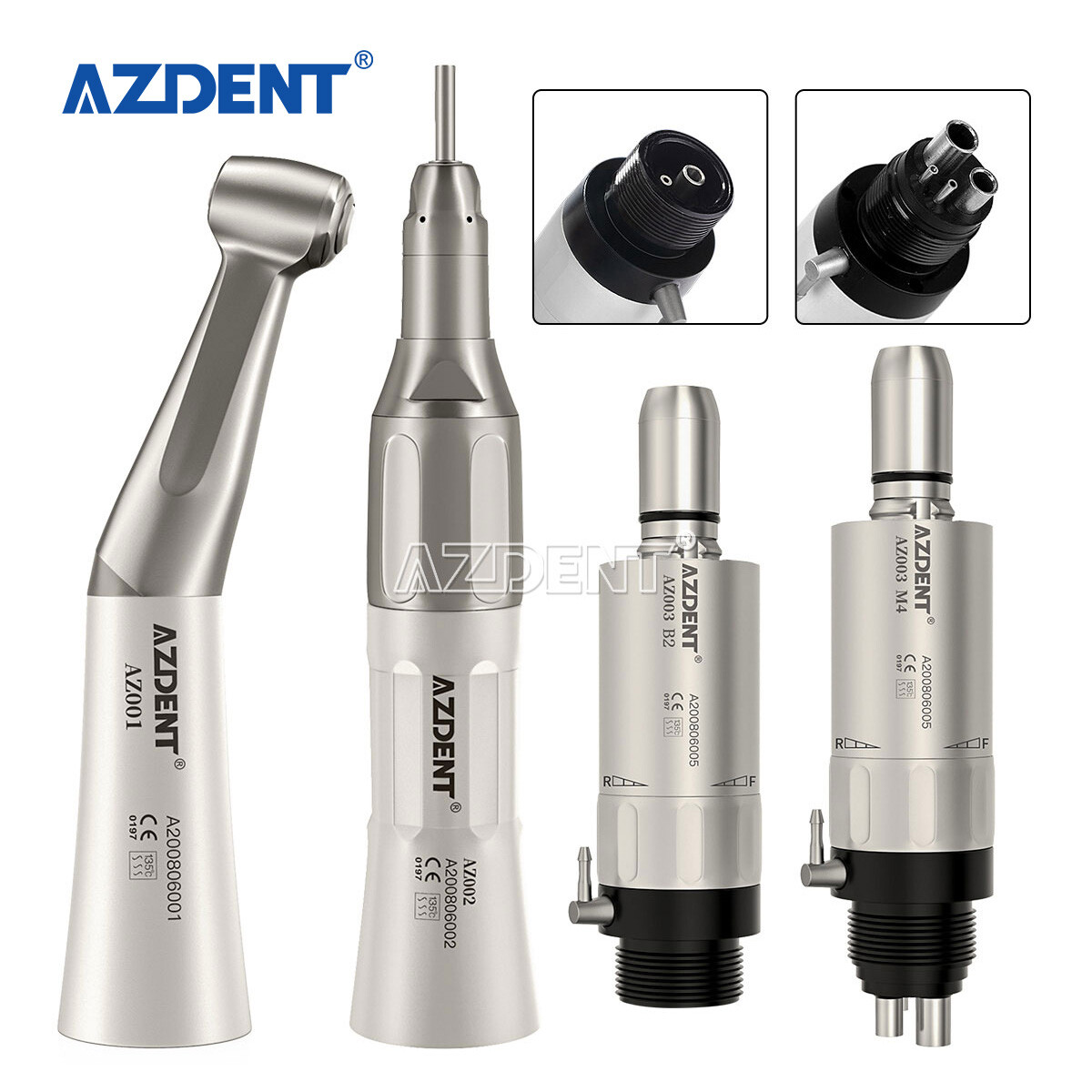 NSK Style Dental Slow Low Speed Handpiece Straight/Contra Angle/ Air Motor 2/4H