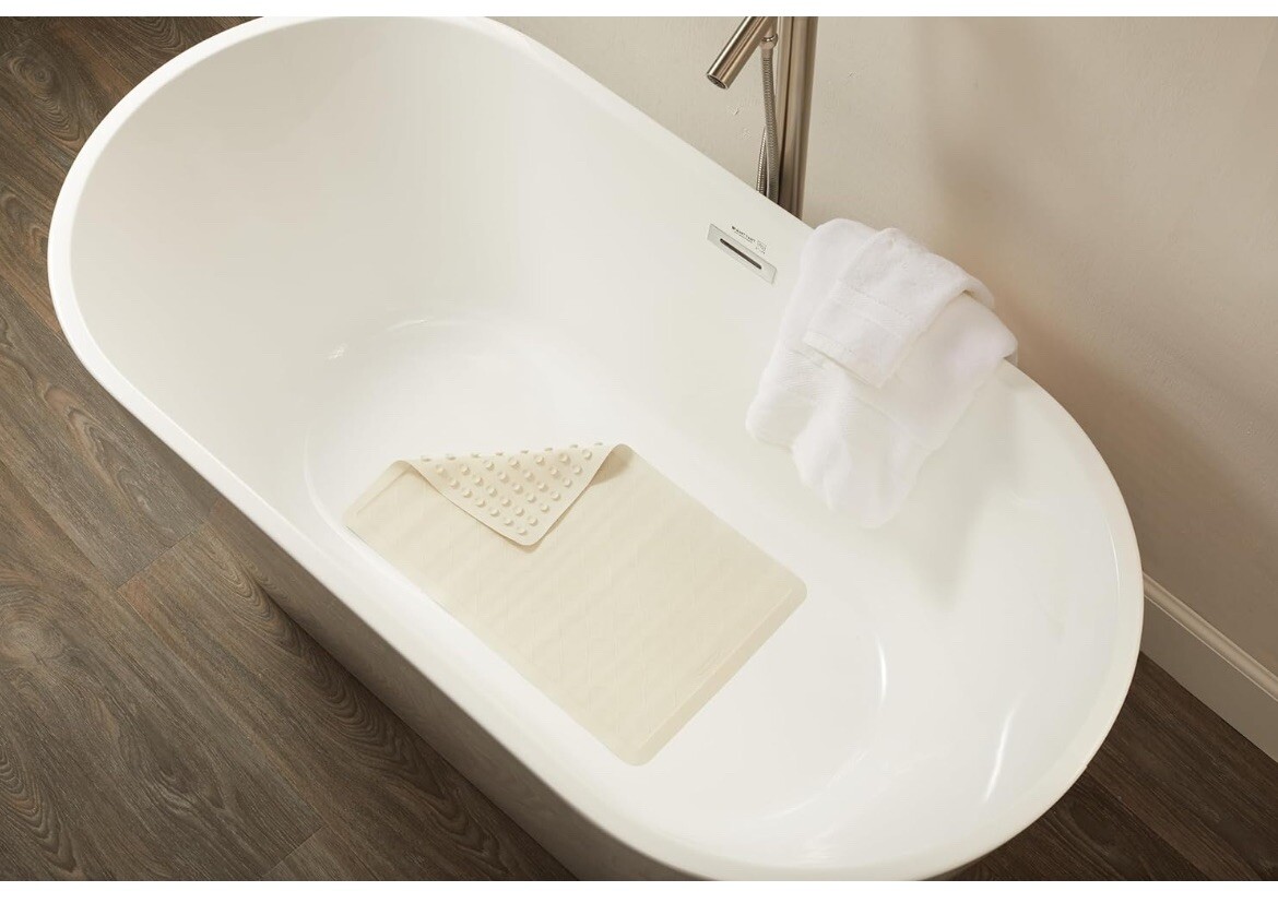 Bath Mat White- Safti-Grip-Anti Slip - Medium “Rubbermaid Commercial Products”