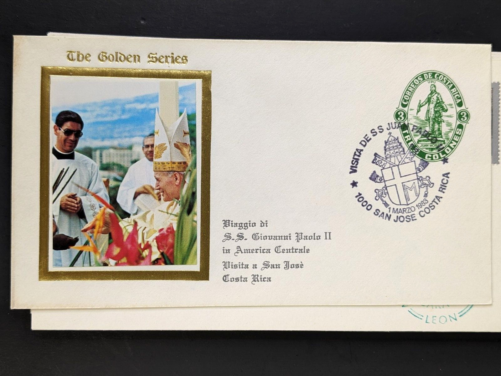 Pope John Paul II, The Golden Series Central America, 17 Covers Plus Stamps