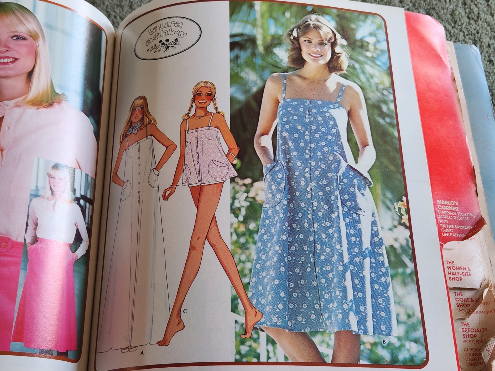 May 1976 McCall's HUGE Store Counter PATTERN CATALOG Halston Laura Ashley Marlo