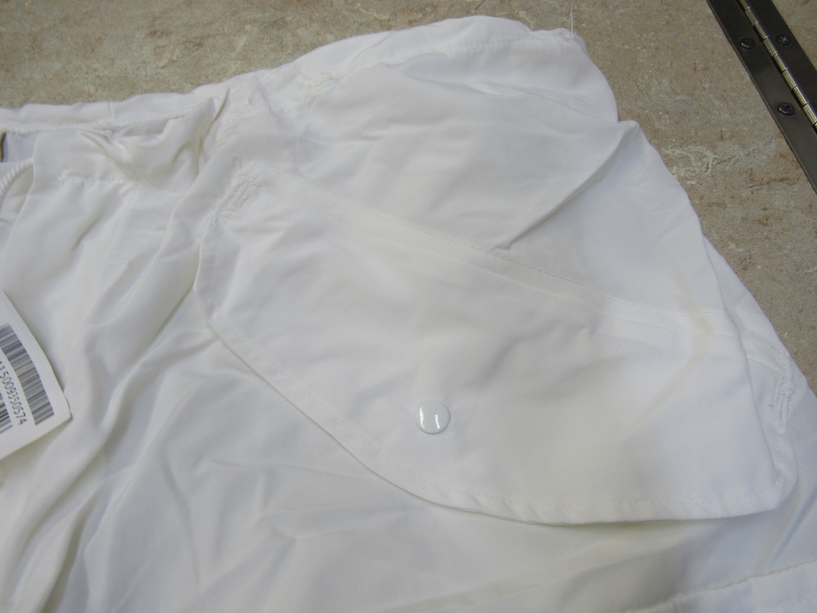 US GI Snow Camo Trousers Pants White Nylon Large Reg Tennier Industries 2018 NOS