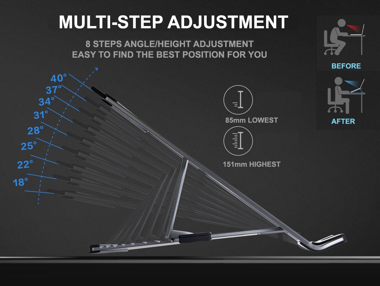 Legion/Lenovo Gaming Laptop Cooling Stand, Z4 Slim, Aluminum Alloy, Genuine 2024