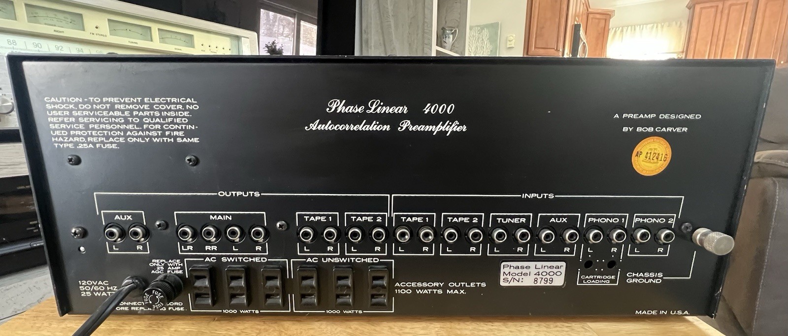 Phase Linear 4000 Autocorrelation Preamplifier
