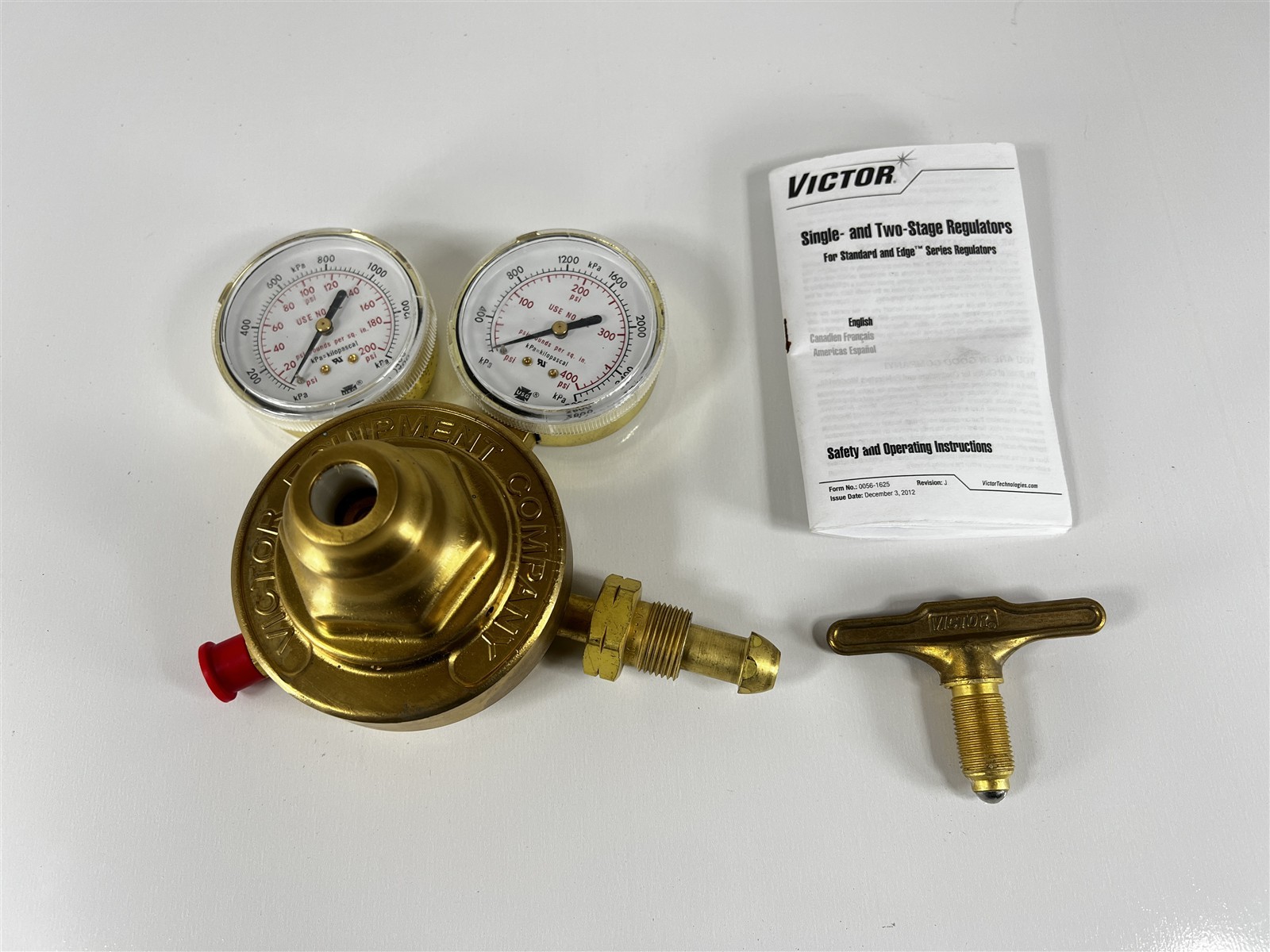 Victor SR 461D-510 Heavy Duty Liquefied Petroleum Gas Single Stage Regulator