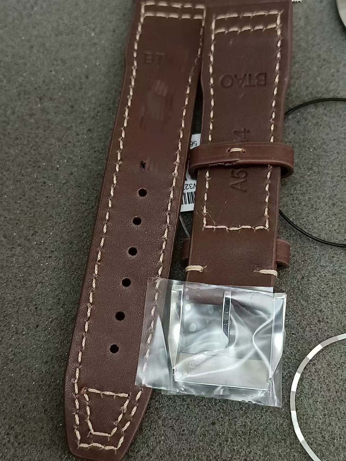 40mm Stainless Steel Watch Case With Band Kit for Iwc mark 17 ETA2824