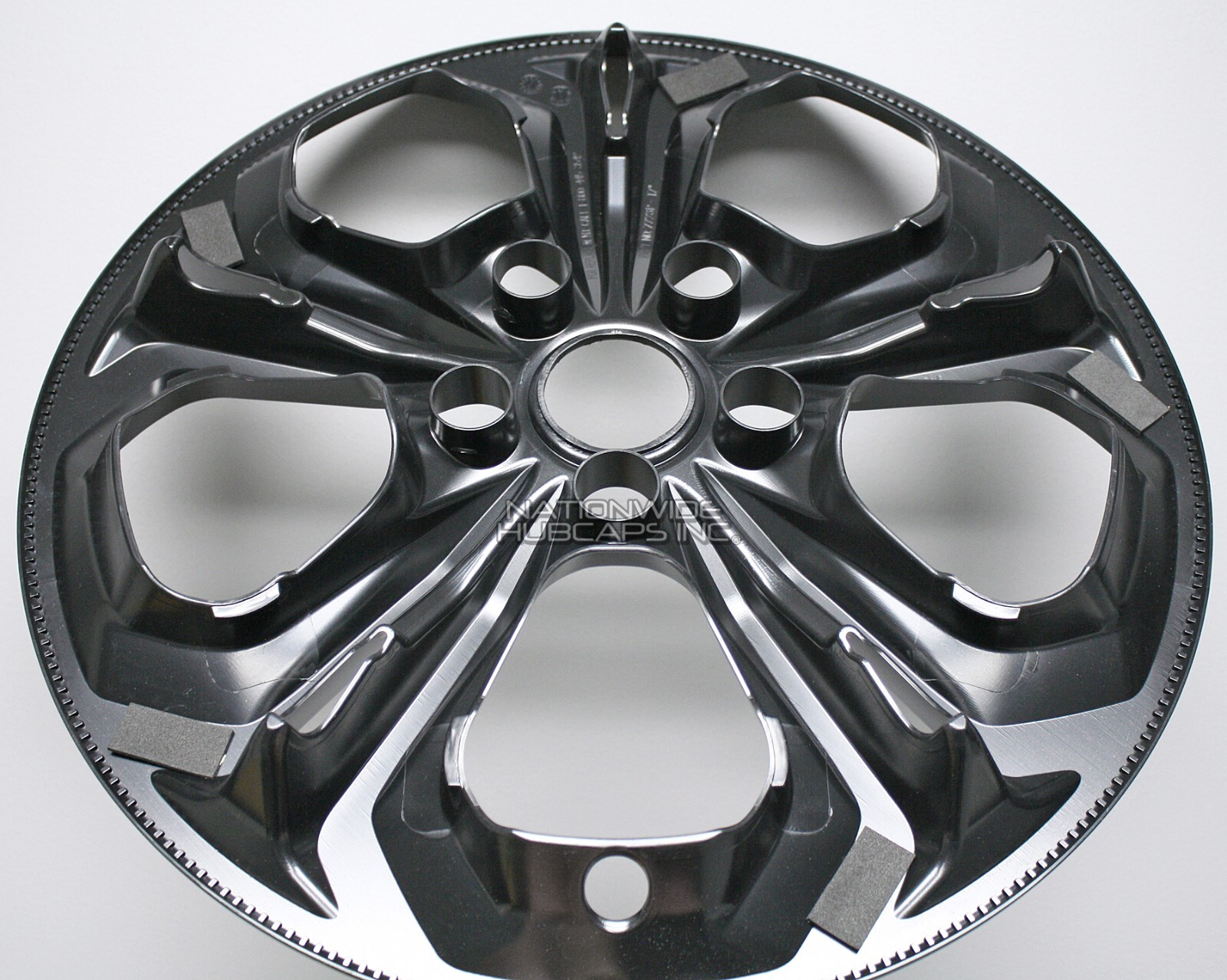4 fit Honda Accord EX LX 2023-2024 Black 17" Wheel Skins Rim Covers Hub Caps