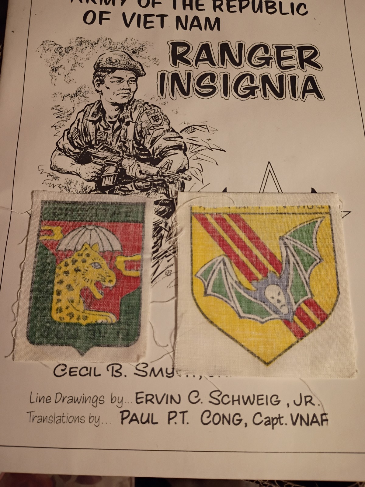 REPRO Vietnam War ARVN South Vietnamese Army Patches Adviser