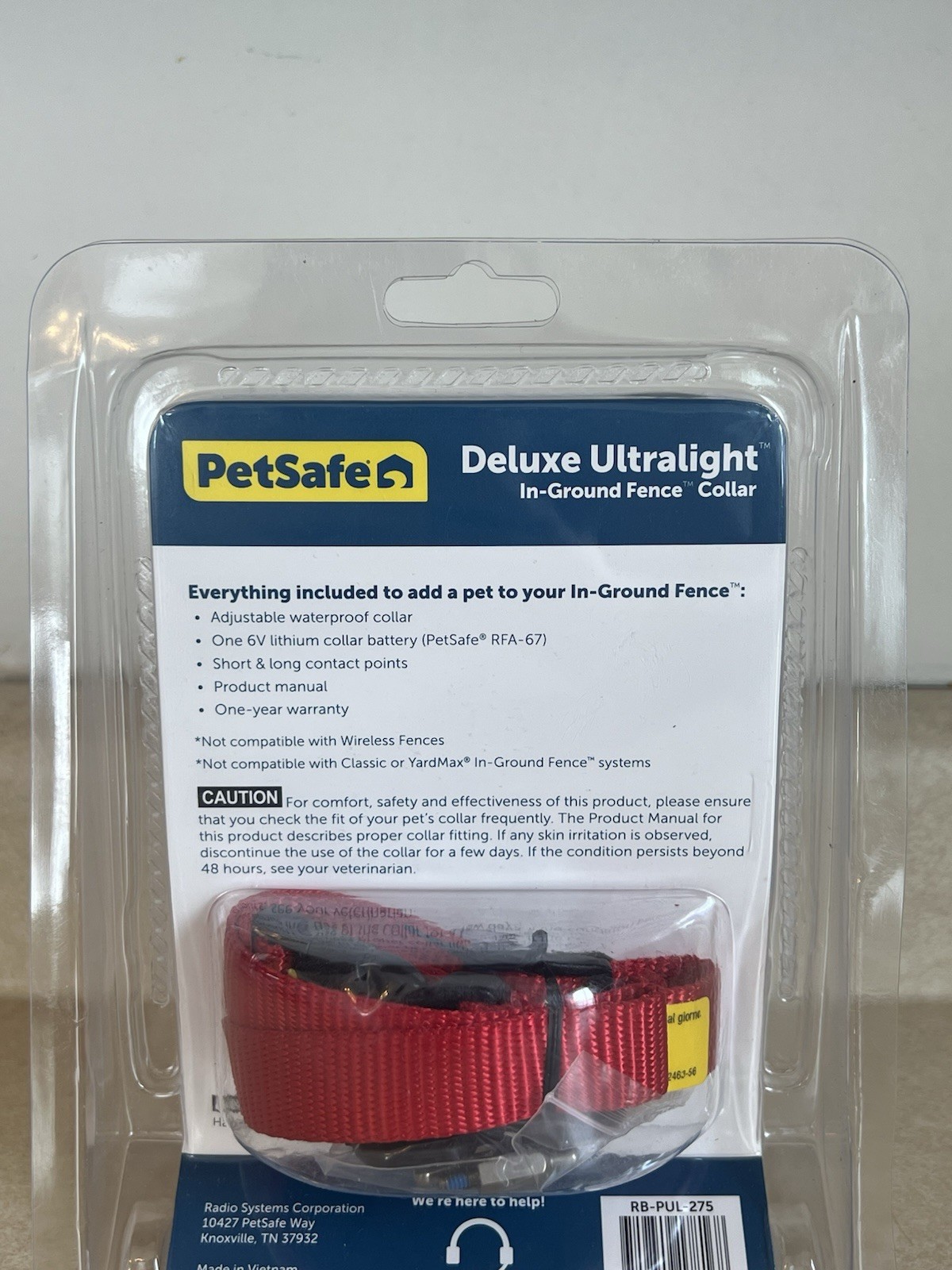 Petsafe Deluxe Ultralight Replaceable Battery In Ground Fence Collar *BRAND NEW*