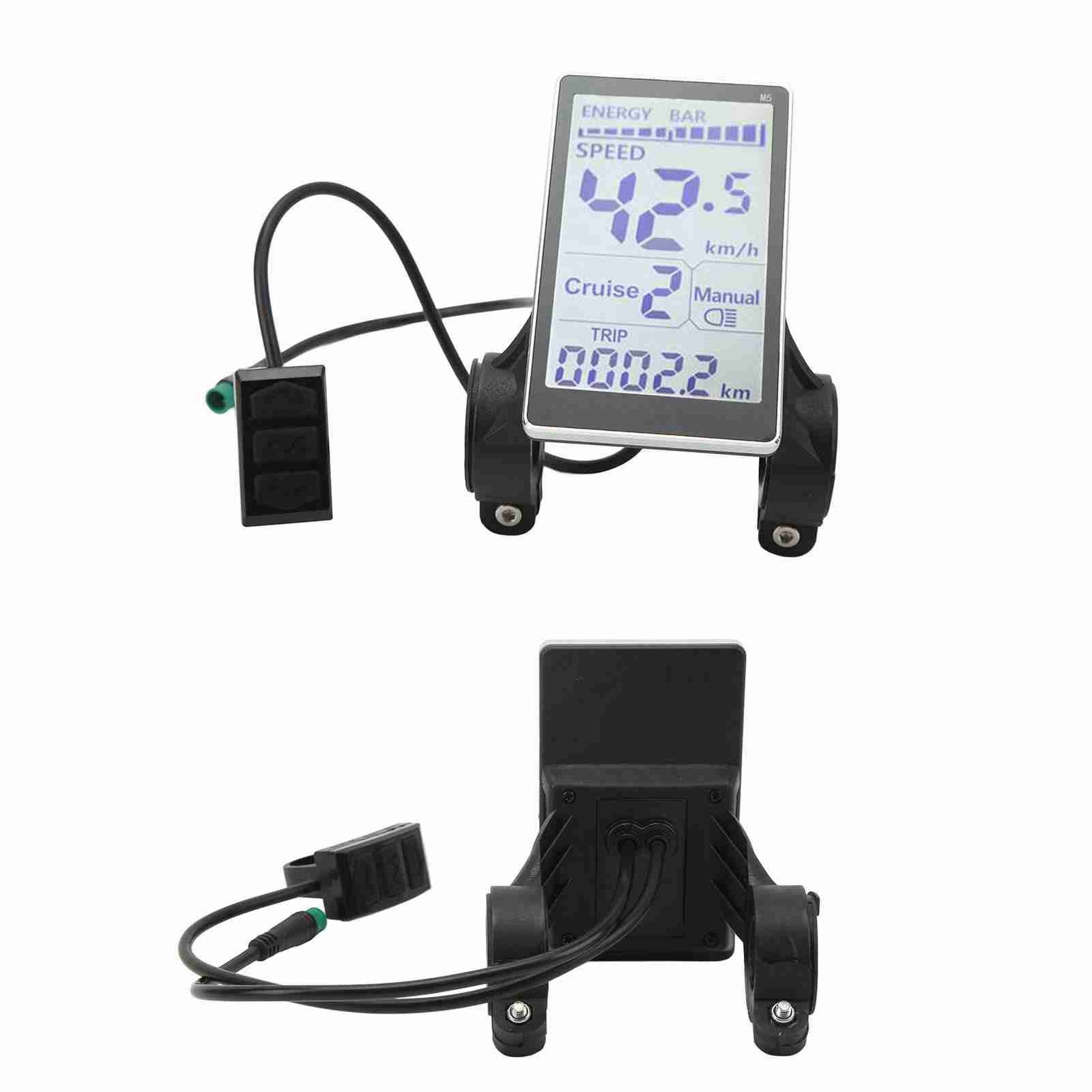 24/36/48/60V E-Bike Speedometer Electric Bike LCD Display Meter Control Panel