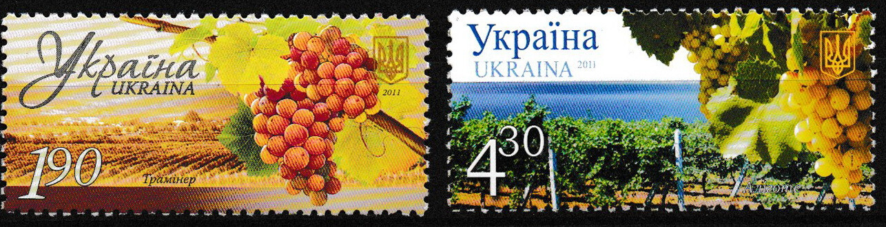 Ukraine - Viticulture Set MNH 2011 Mi. 1193-1194