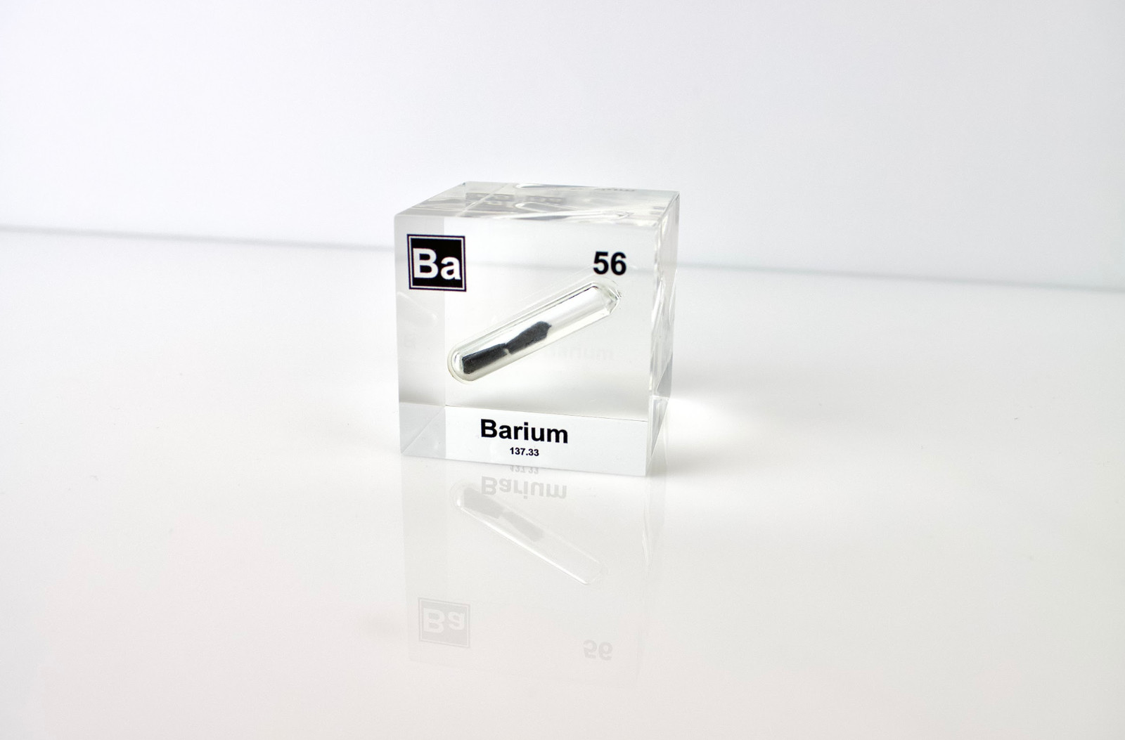 Barium Element Cube