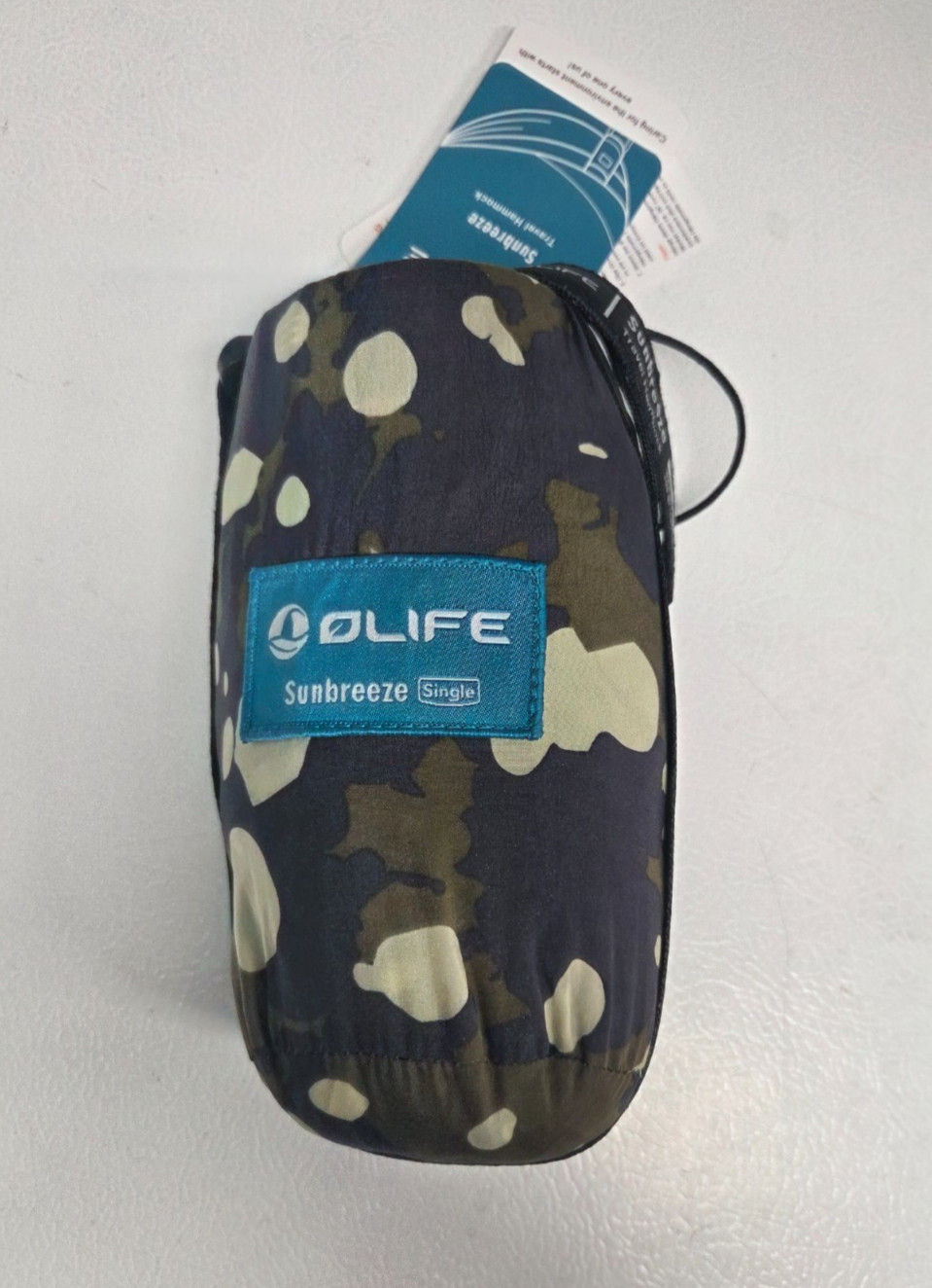 Olife Sunbreeze Single Hammock Camouflage Green 275 x 140 cm 396 lbs.