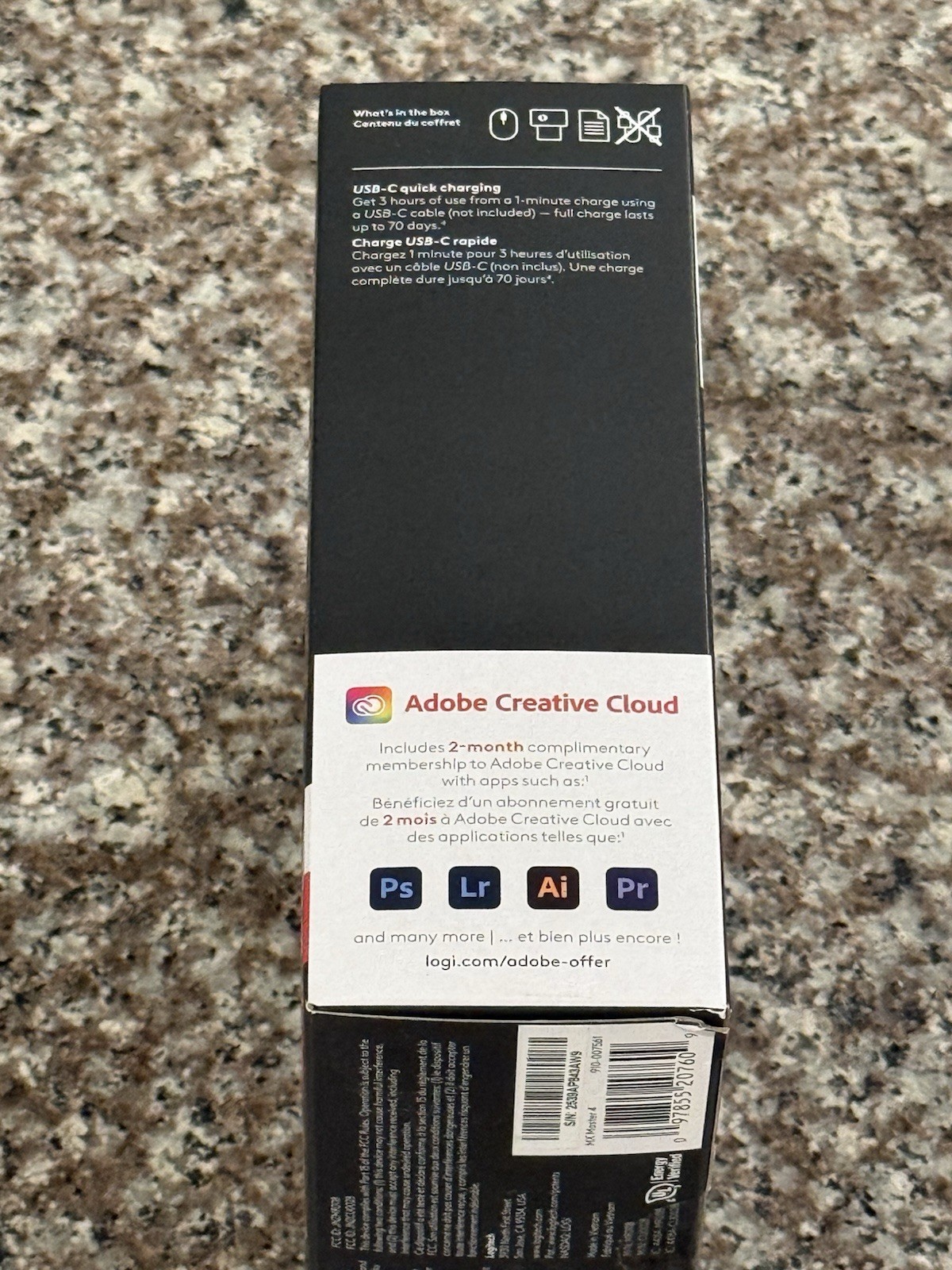 Logitech - MX Master 4 - Adobe Edition - Mouse 910-007561 Black