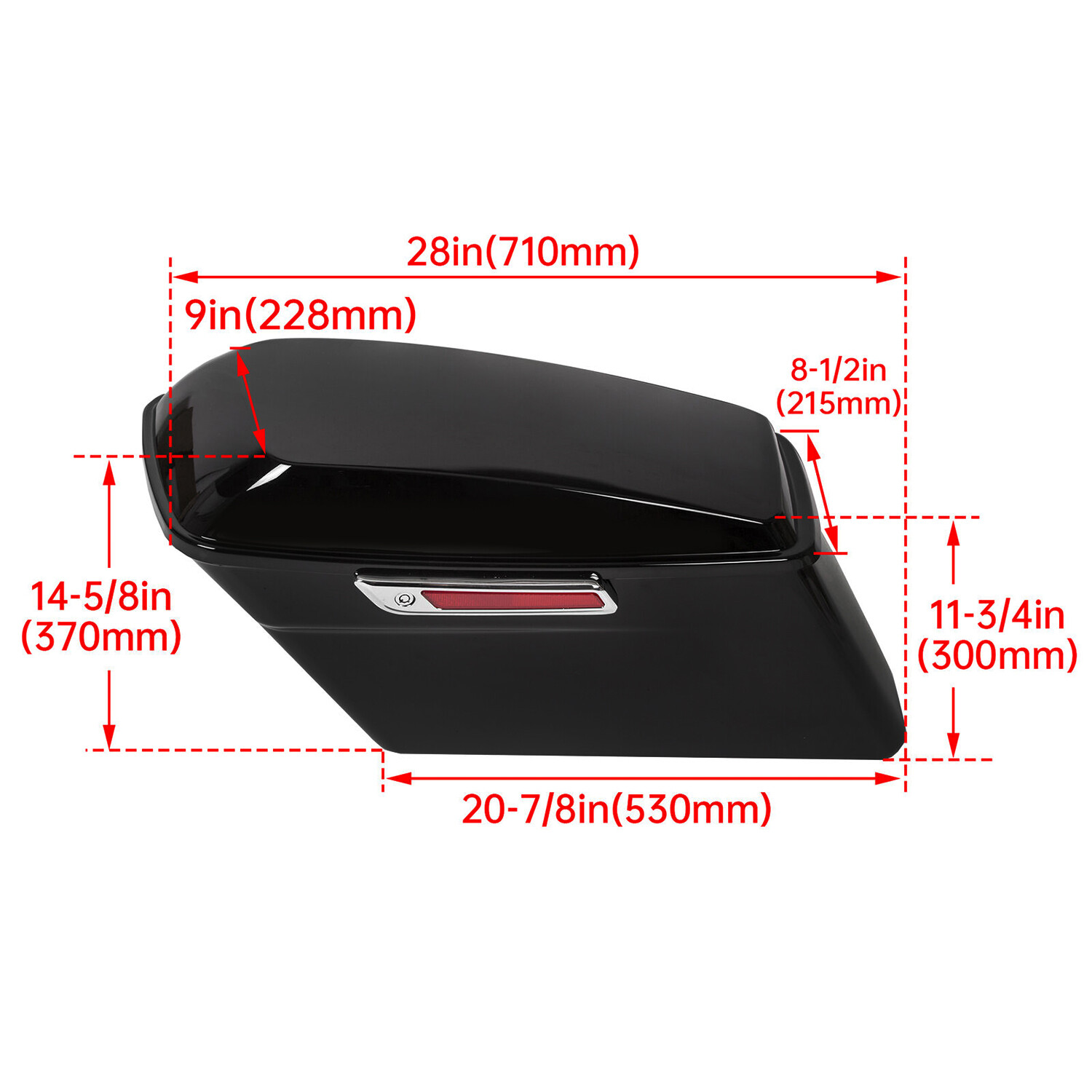 For Harley Softail Heritage Hard Saddlebags Saddle Bags & Conversion Brackets