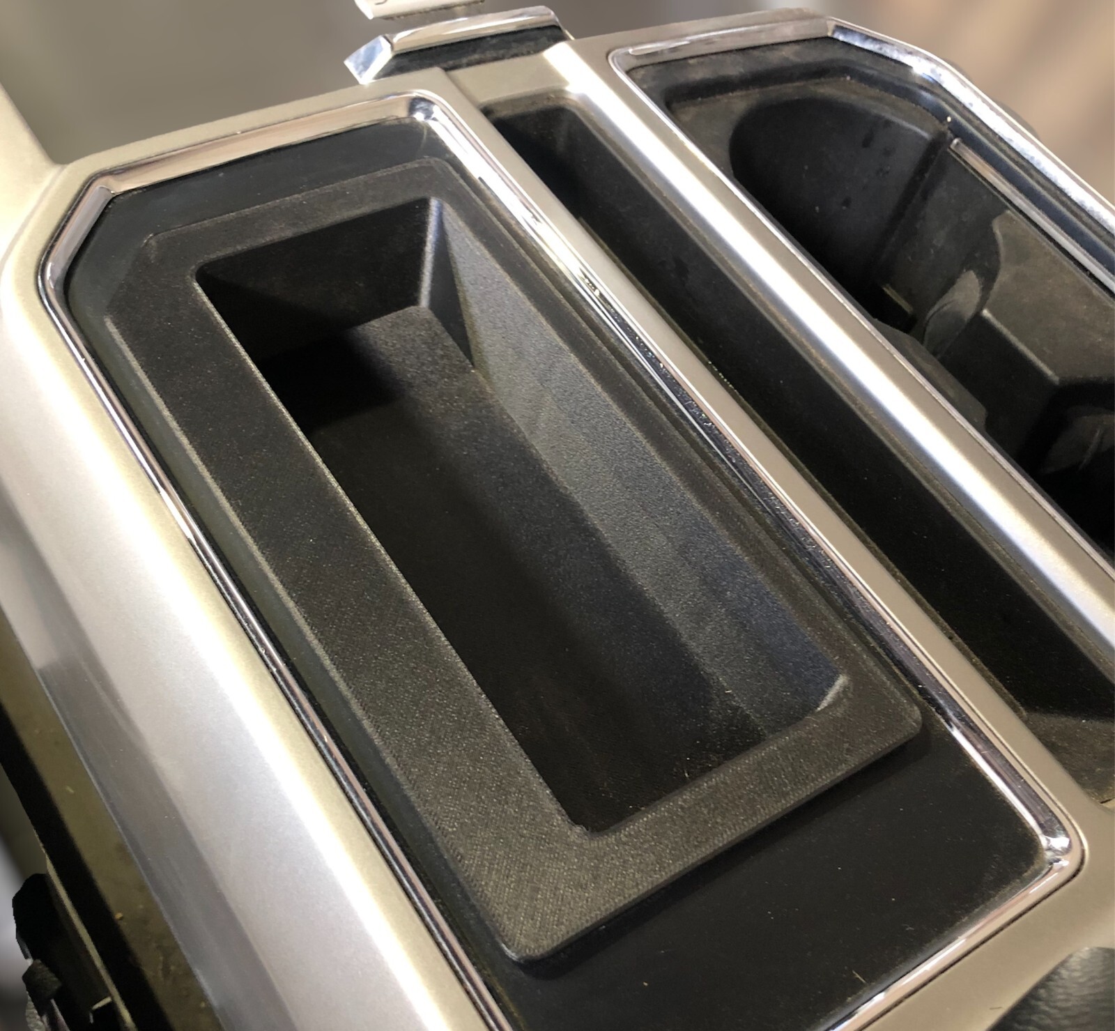 2015-2019 F150 Center Console Filler Pocket Insert for Empty Shifter Space