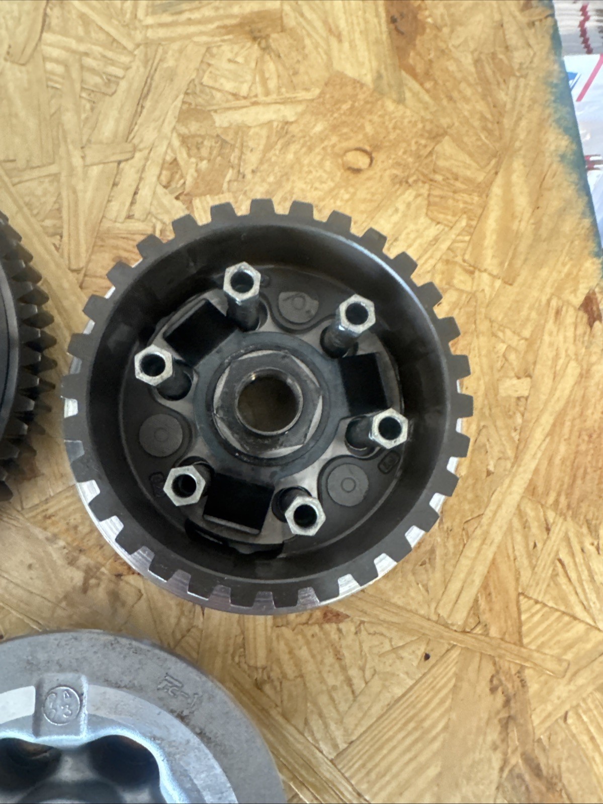 09-14, 2009-2014 yamaha yzf r1 COMPLETE CLUTCH ASSEMBLY W BASKET HUB