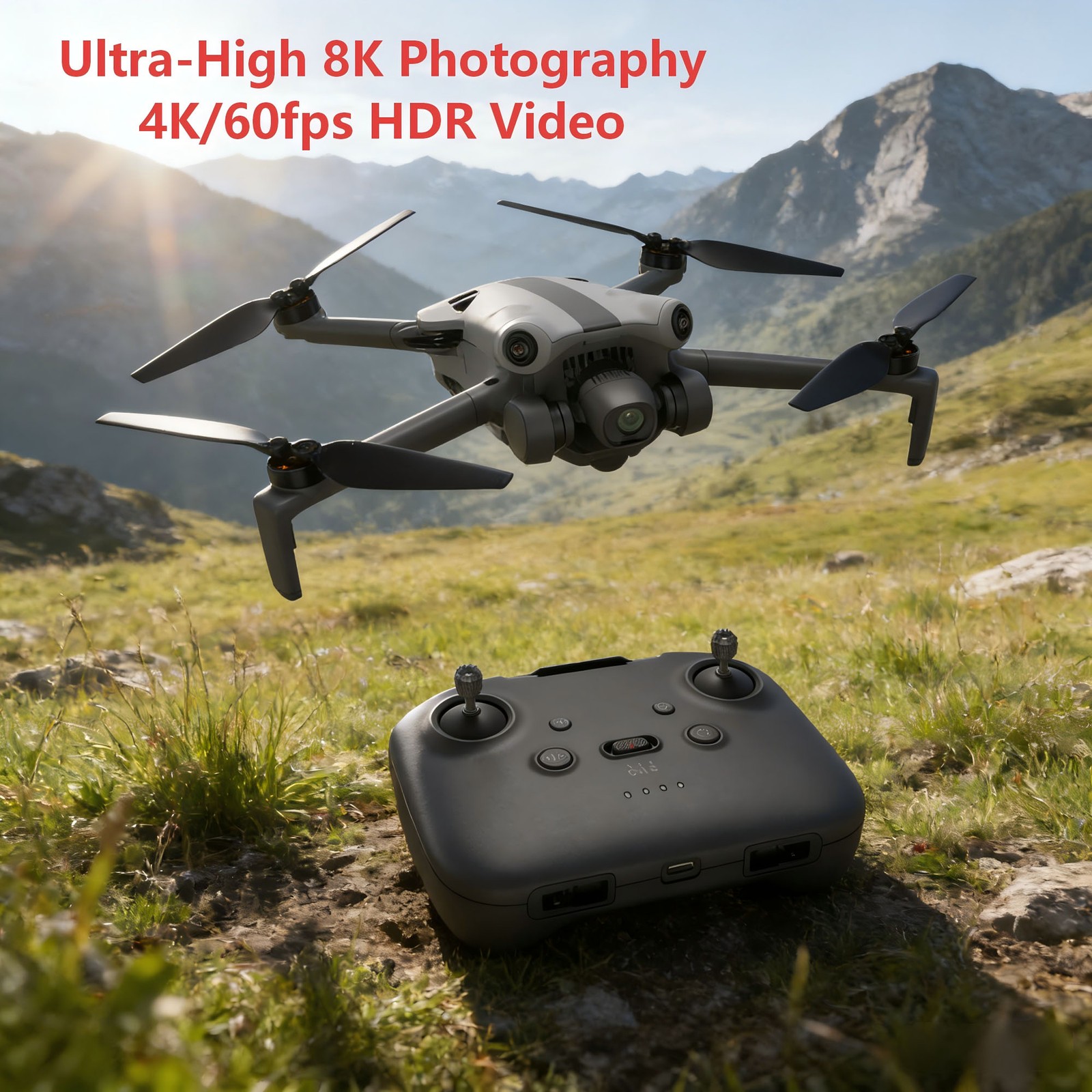 SKYROVER X1 Fly More Combo Drone Camera 4K,3 Batteries,8K Photo,96 Mins Flight