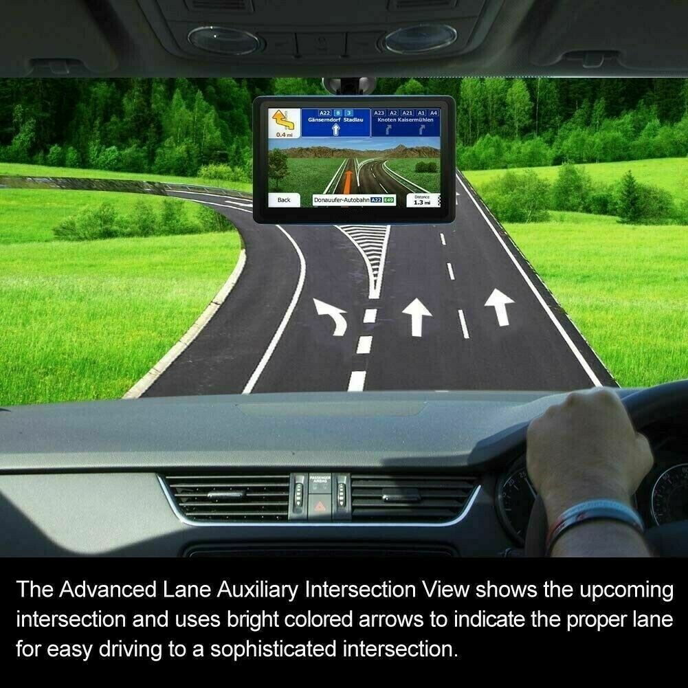 7 Inch Car Truck GPS Navigation 8G 256M Touch Screen Navigator Canada Mexico US