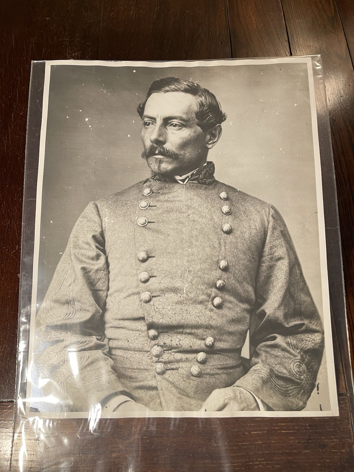 Confederate Civil War Officer Portrait Photo Print Vintage 11x14
